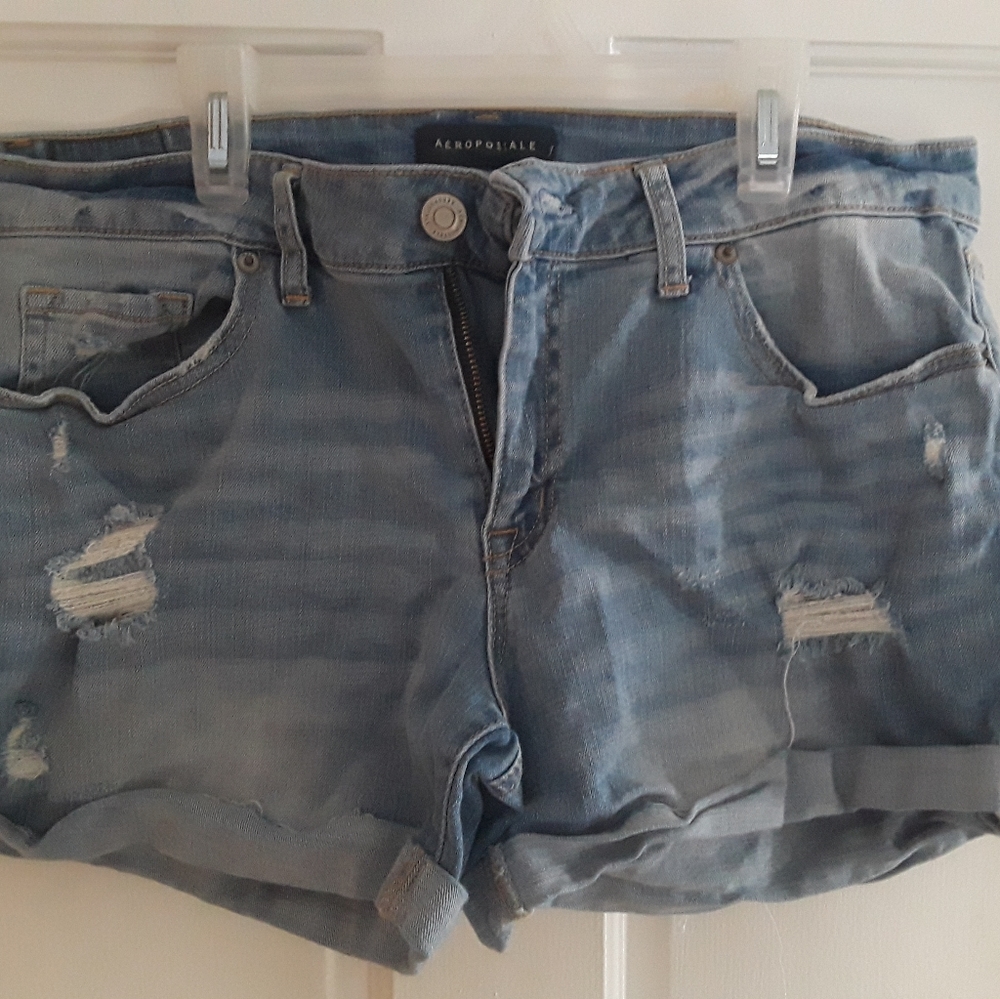 Aeropostale distressed Jean Shorts 12